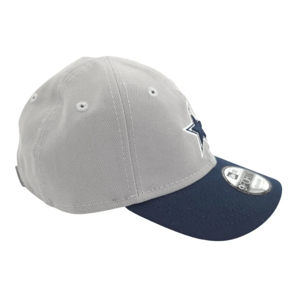 New Era 9FORTY Dallas Cowboys Hat TODDLER Gray Navy Blue Adjustable Cap NFL NEW